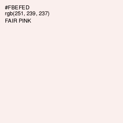#FBEFED - Fair Pink Color Image